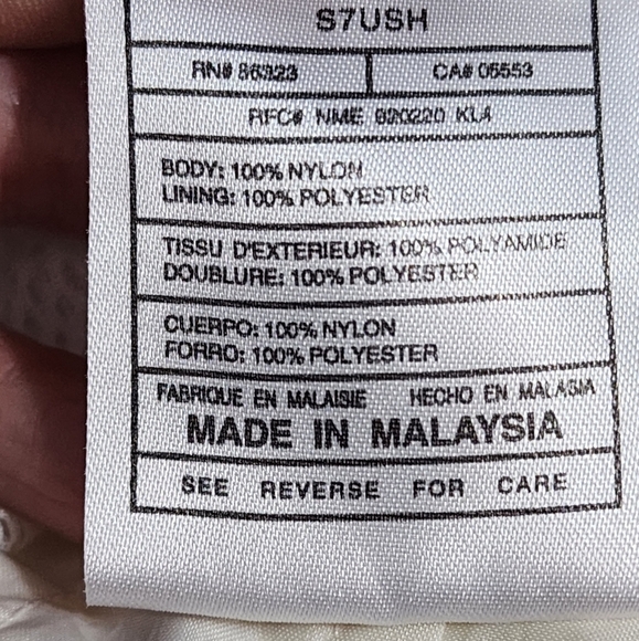 Nike Vintage 90s Full Zip Embroidered Logo Windbreaker Jacket White Tag M - Picture 8 of 8